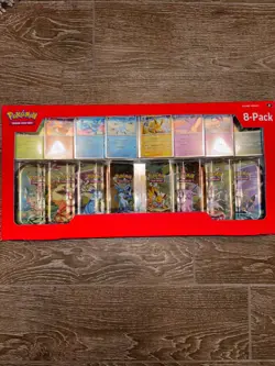Pokemon TCG Prismatic Evolutions Costco 8 Mini-Tin Bundle w/ Promo Cards - Image 1