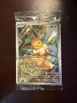 Sealed Eevee Promo #173 Pokemon Center Stamped Card Prismatic Evolutions - Image 1