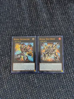 Lot Of 2 NM XYZ Ryzeal Yugioh Cards - Image 1