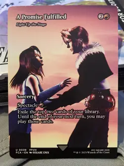 Light up the Stage / A Promise Fulfulled #39 NM/M Final Fantasy MTG Magic Card - Image 1