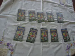 10 X SEALED LOT OF General Mills Pokemon Cereal 3-Card Booster Packs VERY RARE - Image 1
