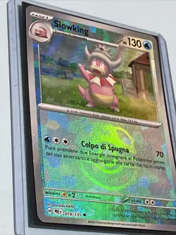 Slowking Master Ball Reverse Holo 019/131 Prismatic Evolutions Pokemon TCG Card - Image 2