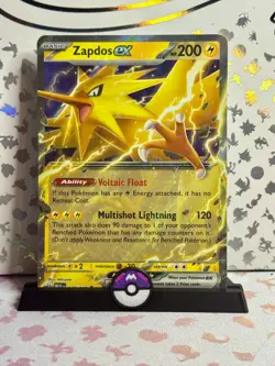 Zapdos ex 145/165 151 Scarlet & Violet 151 Double Rare Pokemon TCG Card NM - Image 1