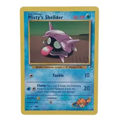 Misty's Shellder 89/132 Common Gym Heroes Pokemon Card - Image 1