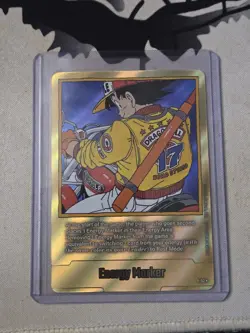 Dragon Ball Son Goku E-52 (Gold) Energy Marker Booster Card Fusion World Manga - Image 1