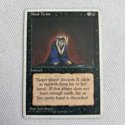MTG [Mind Twist] 4th Edition #146 Reg Rare Moderately Played/VG *Ships Free* - Image 1