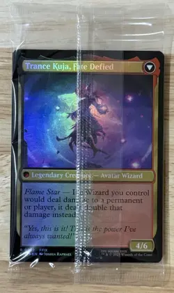 KUJA, GENOME SORCERER FOIL PRERELEASE 2025 STAMP - MTG FINAL FANTASY - SEALED - Image 3