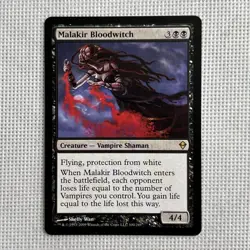 MTG [Malakir Bloodwitch] Zendikar #100/249 Reg Rare NM/Unplayed **Ships Free** - Image 1