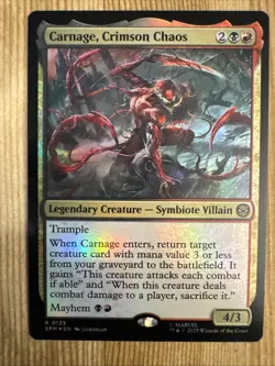 Carnage, Crimson Chaos - Marvel's Spider-Man - SPM R 0125 FOIL - Image 1