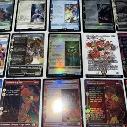 MTG FINAL FANTASY Lot of Op Summons. Yojimbo, Odin, knights of Round foil! - Image 2