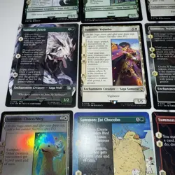 MTG FINAL FANTASY Lot of Op Summons. Yojimbo, Odin, knights of Round foil! - Image 4
