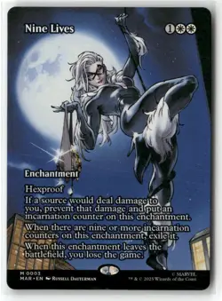 Nine Lives Spider-Man MTG Magic NM 0003 - Image 1