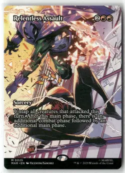 Relentless Assault (Borderless) Marvel Eternal-Legal Regular - Image 1