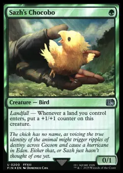 Sazh's Chocobo Final Fantasy Foil - Image 1