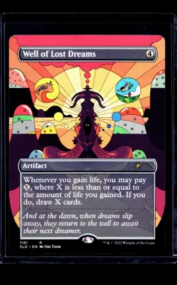 2022 MTG Magic the Gathering SLD Secret Lair Borderless 1181 Well of Lost Dreams - Image 1