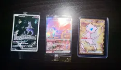 Pokemon TCG 151 UPC Promo Set Mew 053, Mewtwo 052, Metal Mew 205 - Image 1