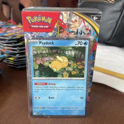 Pokemon TCG Psyduck MEP 007 Mega Evolution Pokemon Blister Promo - Image 1