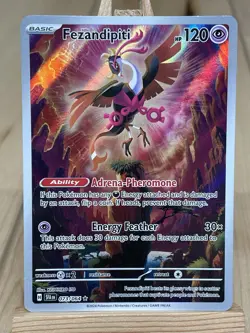Fezandipiti 073/064 Pokemon TCG Shrouded Fable Illustration Rare Holo - Image 1