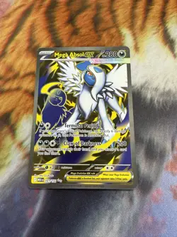 Mega Absol ex Full Art Ultra Rare 161/132 Pokemon Mega Evolution English - Image 1
