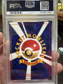 1996 POKEMON BASE SET JAPANESE #34 NIDOKING-HOLO PSA 9 - Image 2