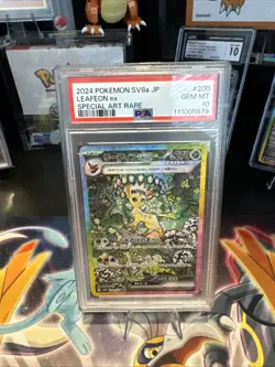 Pokemon Leafeon ex Terastal Festival JPN Special Art Rare #200 PSA 10 Gem Mint - Image 1