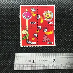 Voltorb Dugtrio Pokemon Stamp Japan Pocket monster NINTENDO SHOGAKUKAN F/S - Image 2