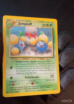 Vintage Pokemon TCG Lot- Holo Jumpluff 7/111 Neo Genesis & 9/64 Neo Revelation - Image 2