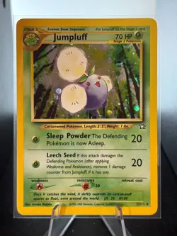 Vintage Pokemon TCG Lot- Holo Jumpluff 7/111 Neo Genesis & 9/64 Neo Revelation - Image 3