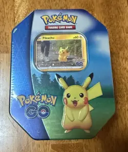 Pokemon GO TCG: PIKACHU Tin Box FACTORY SEALED - Image 1