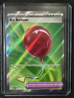 Pokemon Air Balloon Full Art (NM) #166/132 Mega Evolution - Image 1