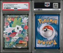 Shaymin EX Full Art PSA 7 - 2013 Pokemon Legendary Treasures RC21 - Radiant - Image 3