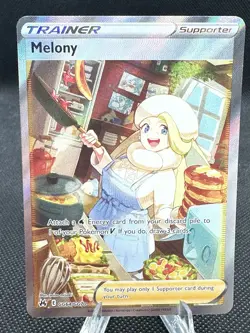Melony GG64/GG70 Pokemon Crown Zenith Galarian Gallery Holo Ultra Rare NM - Image 1