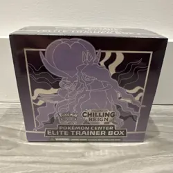 Pokemon Chilling Reign “Pokemon Center” Elite Trainer Box ETB - Factory Sealed - Image 1