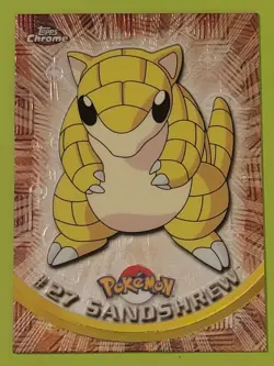 2009 Topps Chrome Pokemon TV Animation Edition Sandshrew #27 - Image 1