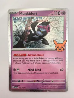 Munkidori (Cosmos Holo) - 095/167 - Trick or Trade BOOster Bundle 2024 Pokemon - Image 1