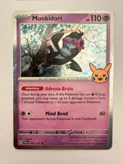 Munkidori (Cosmos Holo) - 095/167 - Trick or Trade BOOster Bundle 2024 Pokemon - Image 3