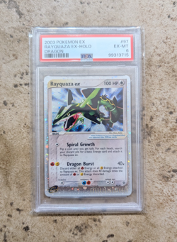 Pokemon Rayquaza ex 97/97 Dragon Holo PSA 6 - Image 1