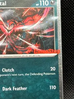 Sealed Yveltal 088/132 Holo Mega Evolution Pokemon Tcg GAMESTOP STAMPED PROMO! - Image 2