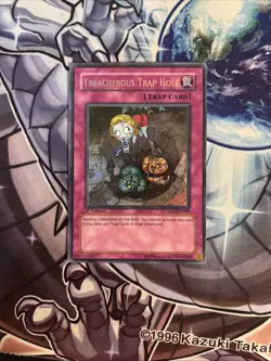 (SRH) Treacherous Trap Hole CSOC-EN089 Secret Rare 1st Edition VLP - Image 1