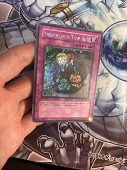 (SRH) Treacherous Trap Hole CSOC-EN089 Secret Rare 1st Edition VLP - Image 3