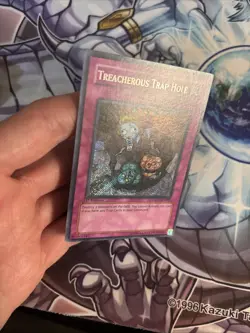 (SRH) Treacherous Trap Hole CSOC-EN089 Secret Rare 1st Edition VLP - Image 5