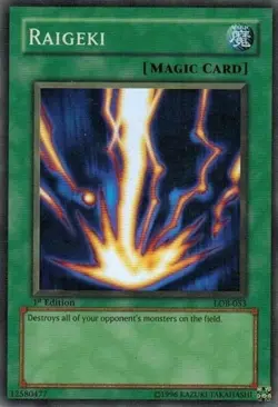 Raigeki - Unlimited The Legend of Blue Eyes White Dragon MP YuGiOh - Image 1