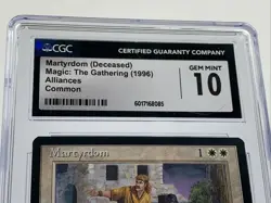 CGC 10 - 1996 MARTYRDOM - Alliances Graded MTG Magic the Gathering Card - Image 2