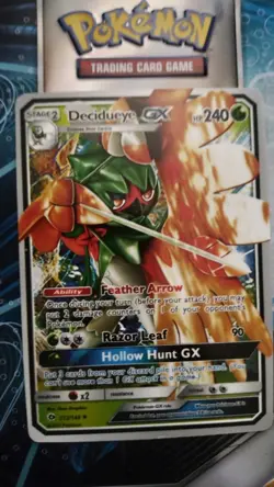 Decidueye-GX Pokemon Trading Card Game card from the Sun & Moon series. - Image 1
