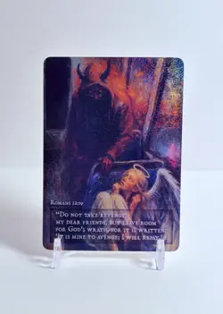 Iryna Zarutska Memorial Card | “Demons” 3/3 Raku Cards: Iryna Collection - Image 1