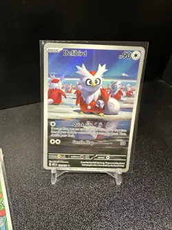 Pokemon Delibird 152/132 Mega Evolution Illustration Rare Card NM - Image 1