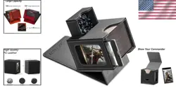 Elegant Black/Gray MTG Card Deck Box - Display, Store, Protect Your Cards - Image 2