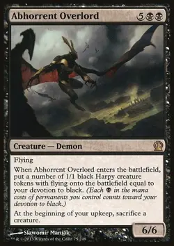 Abhorrent Overlord - Theros | MTG Card - Image 3