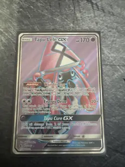 Pokemon TCG Tapu Lele GX Guardians Rising Holo Card 137/145 Full Art Ultra Rare - Image 1
