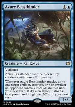 Azure Beastbinder - Bloomburrow | MTG Card - Image 3